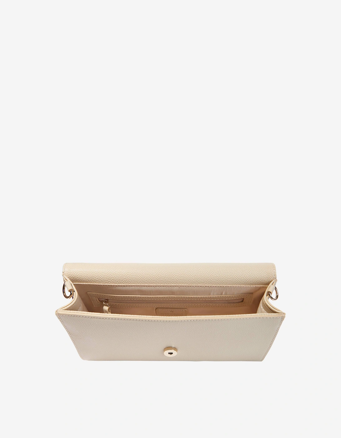 Divina Crossbody Bag in Beige (27cm)