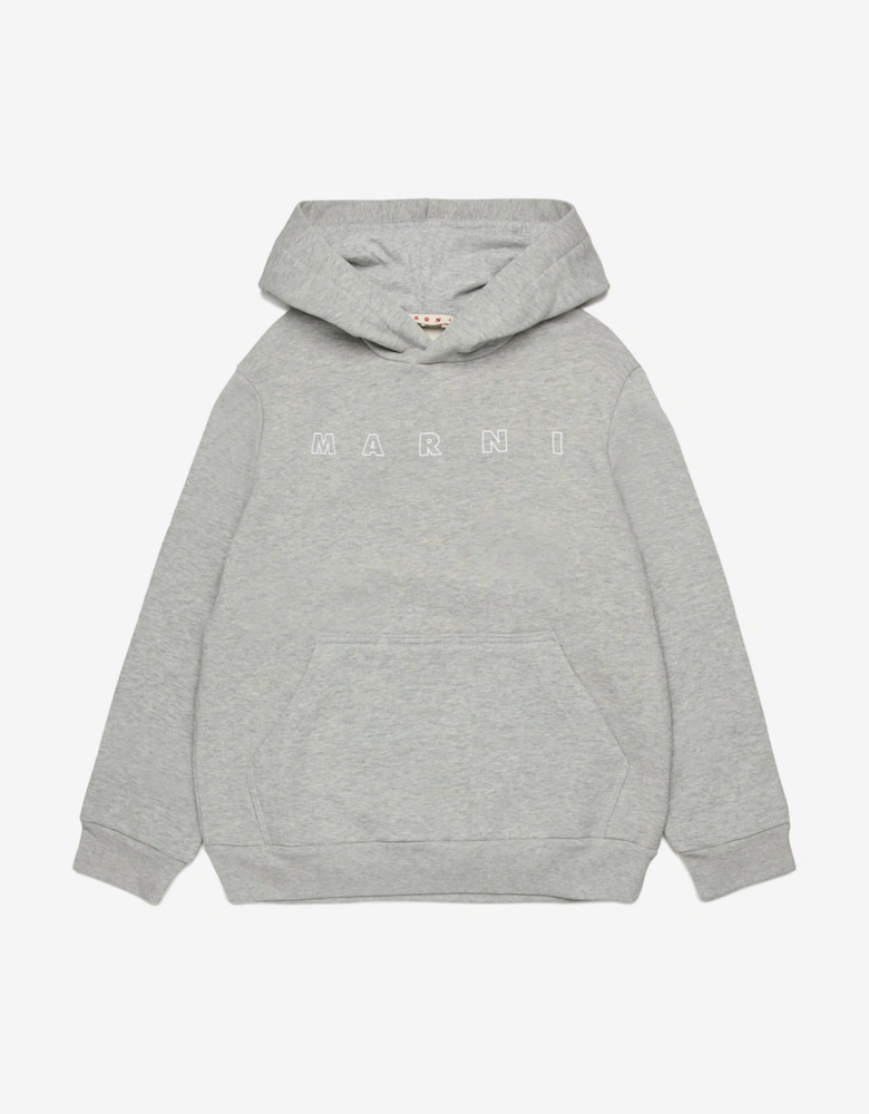 Kids Logo Hoodie in Grey