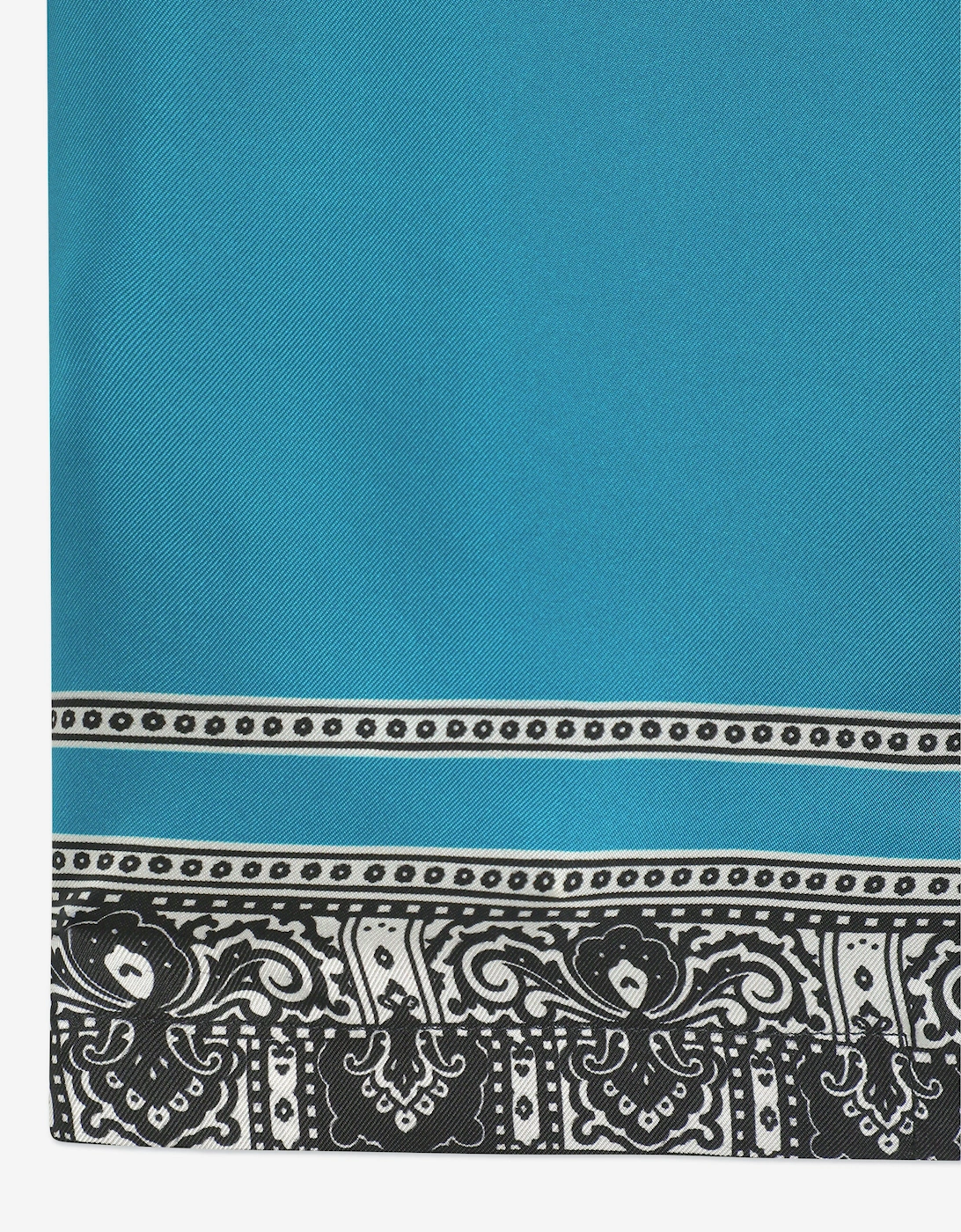 Boys Silk Bandana Print Shirt in Blue
