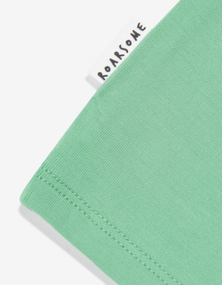 Kids Bamboo Neck Snood in Green