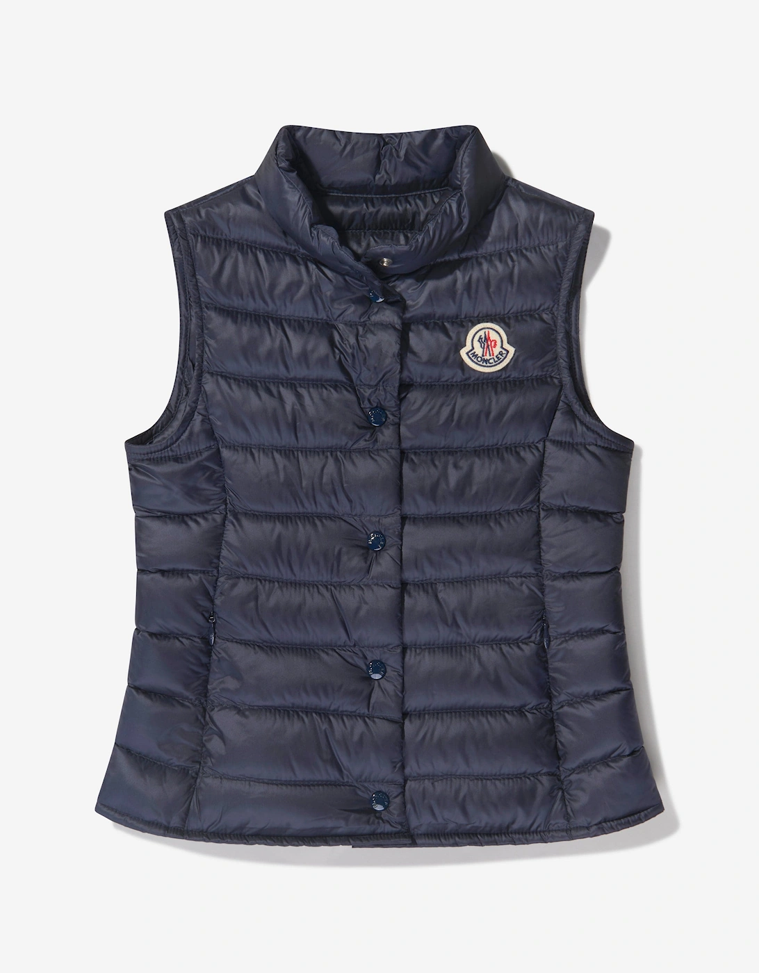 Girls Down Padded Liane Gilet in Navy, 5 of 4
