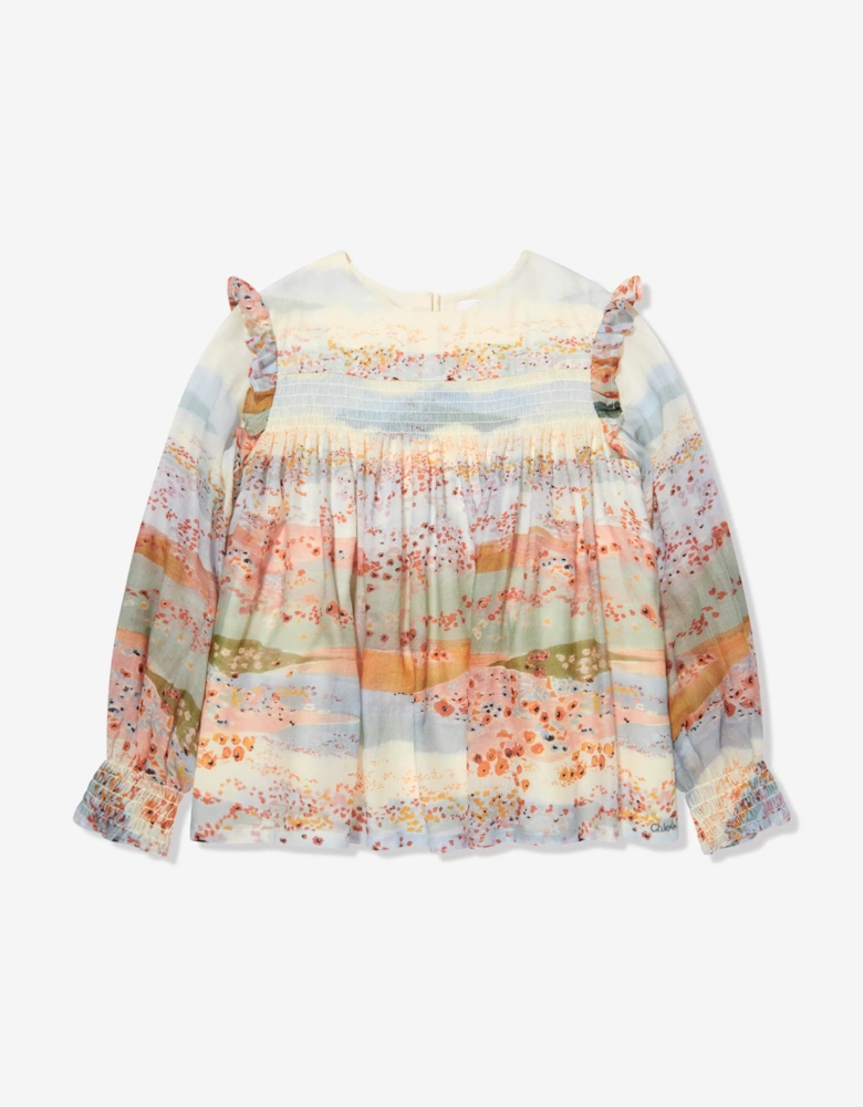 Girls Ceremony Blouse in Multicolour