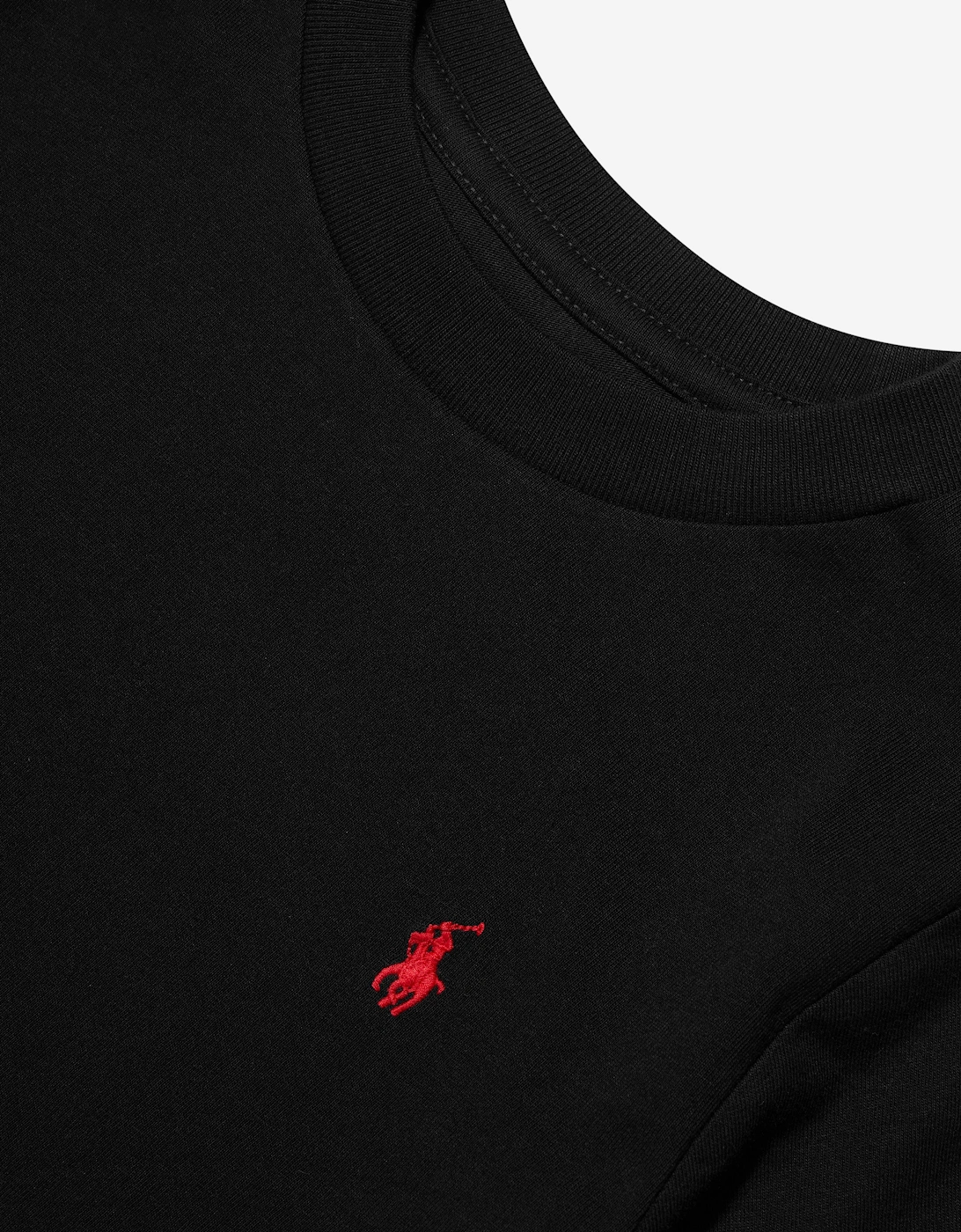 Boys Jersey Logo T-Shirt in Black
