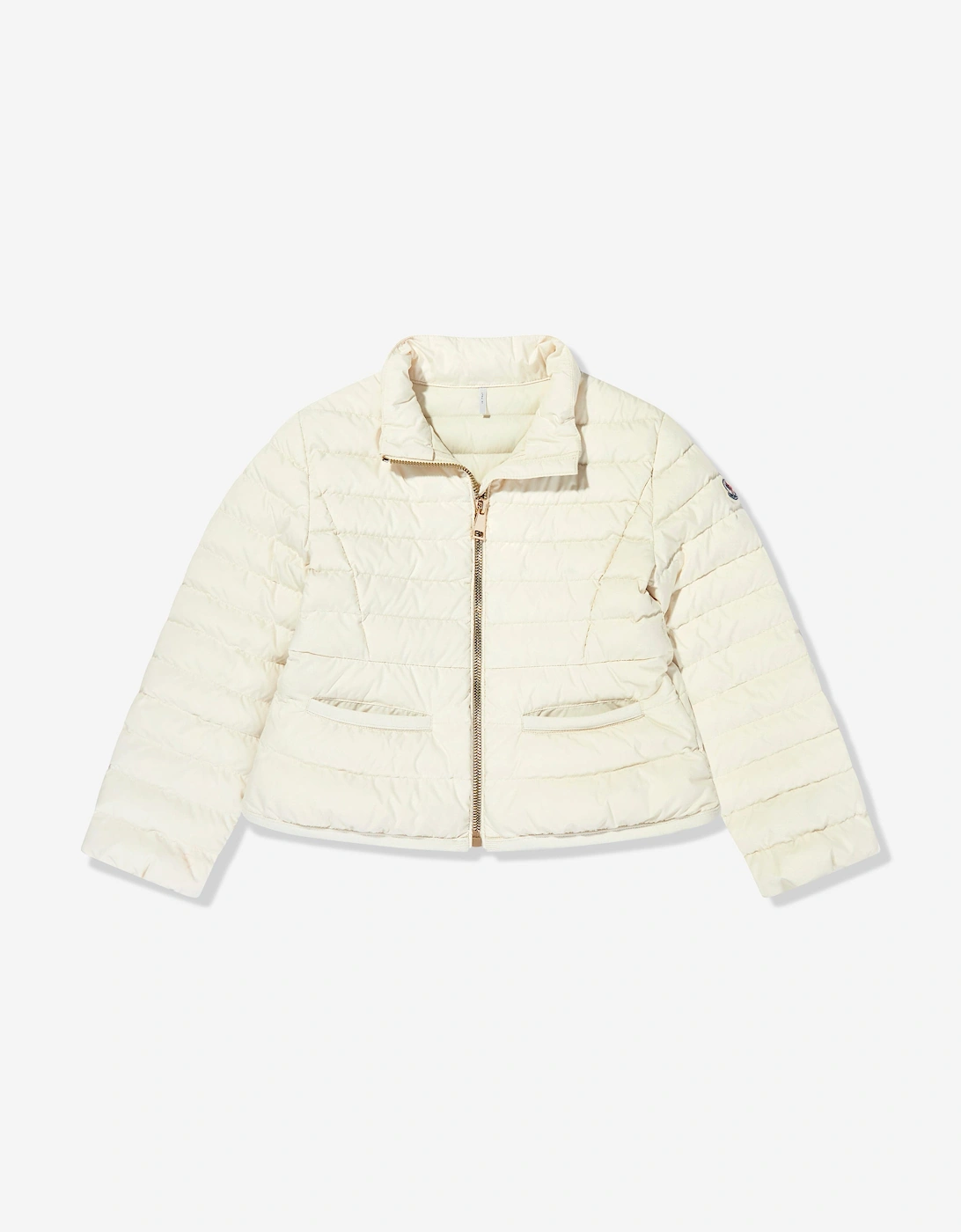 Girls Down Padded Dimase Jacket in Ivory, 5 of 4