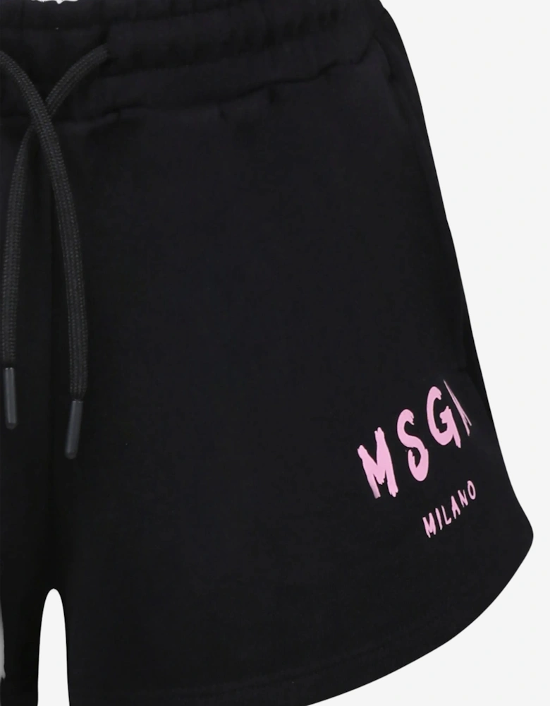 Girls Logo Shorts in Black
