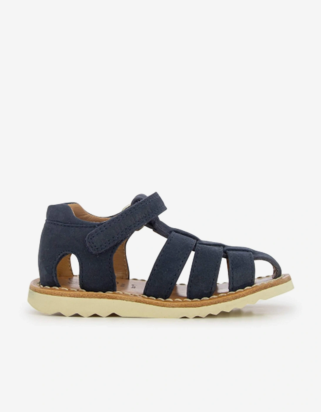 Pom D'Api Kids Leather Waff Papy Sandals in Navy, 5 of 4