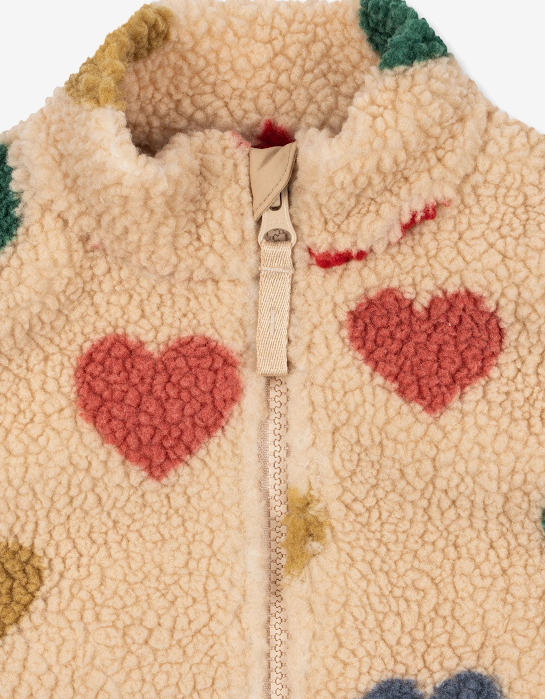 Girls Jody Teddy Gilet in Ivory