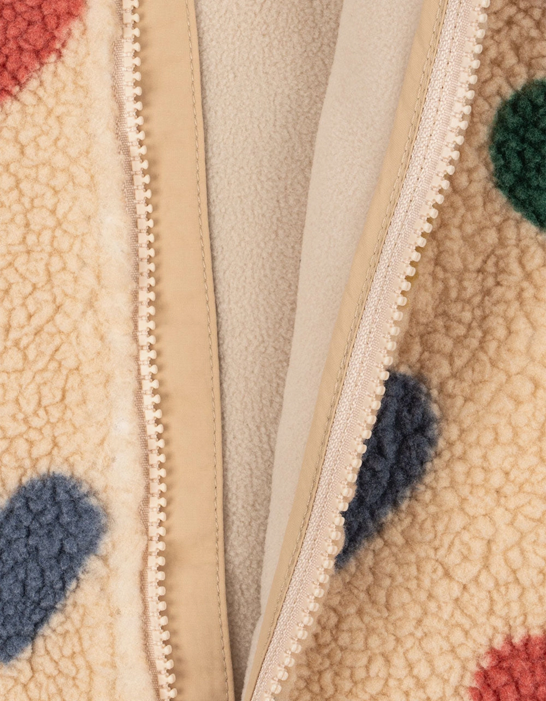 Girls Jody Teddy Gilet in Ivory