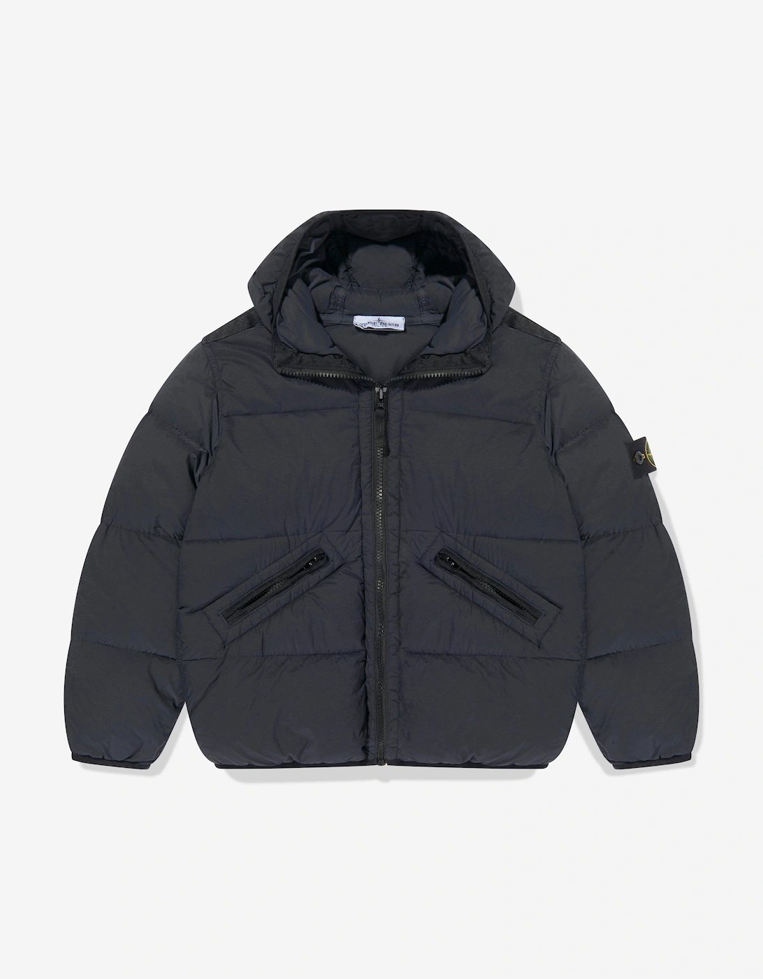 Stone Island Kids Short Parka Jacket in Navy - Blue - Size: 4 years