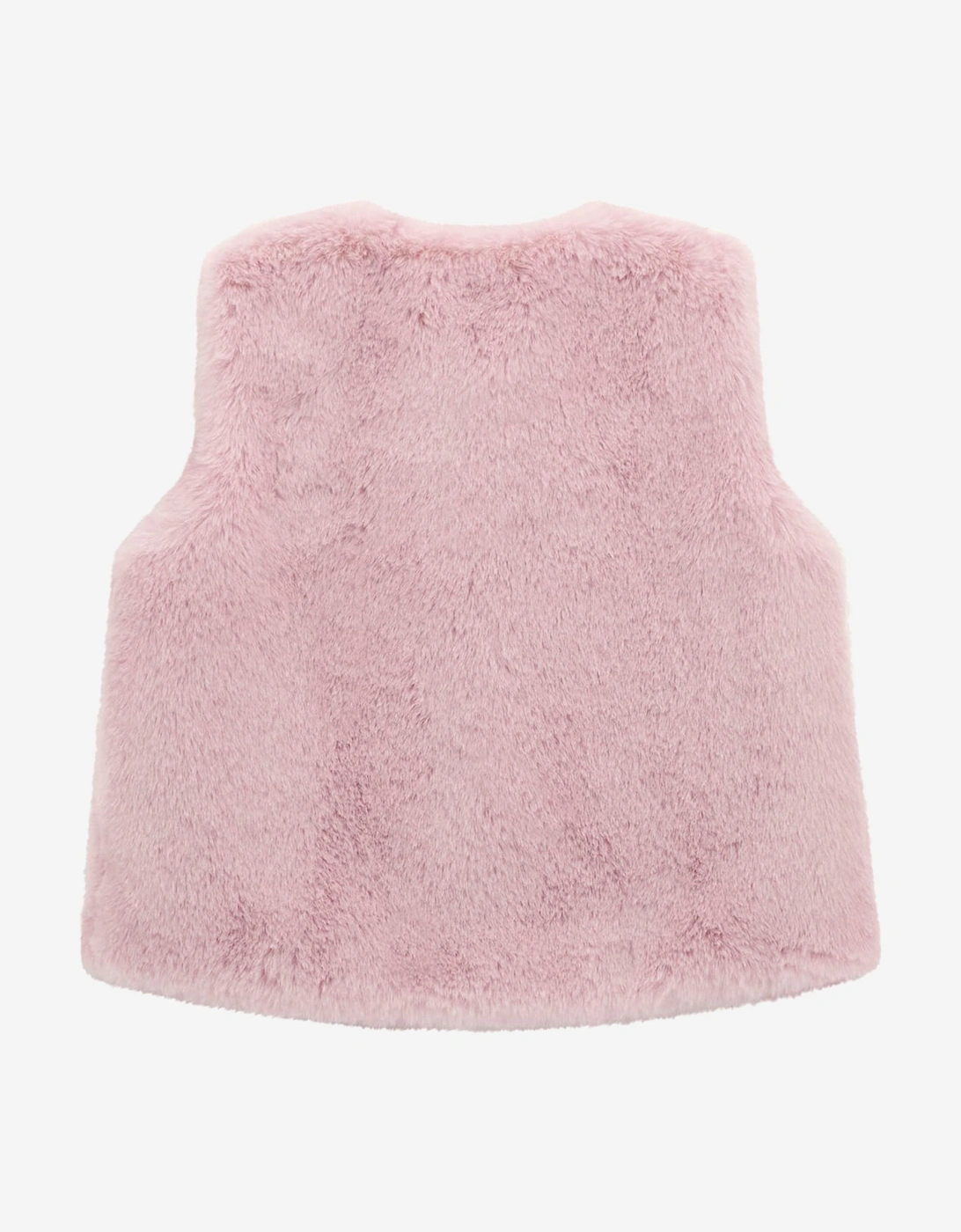 Girls Faux Fur Gilet in Pink