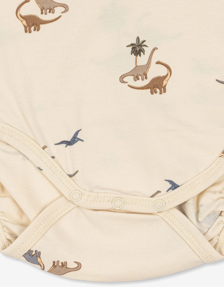 Baby Boys Dinosaur Bodysuit in Ivory
