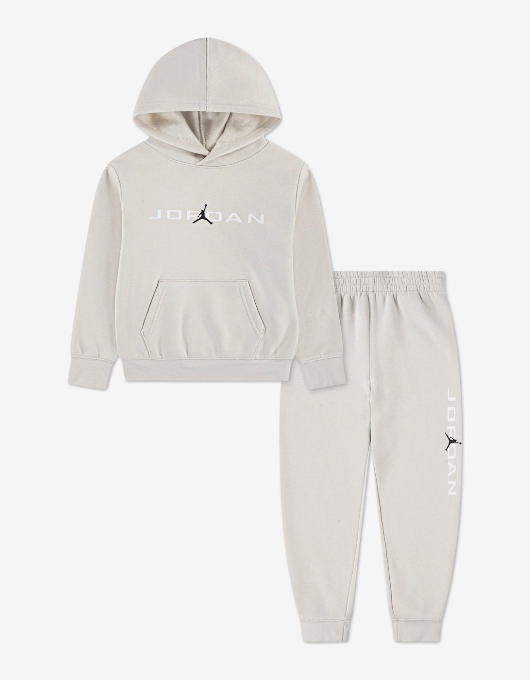 Boys MJ Stretch HBR Tracksuit in Beige, 5 of 4