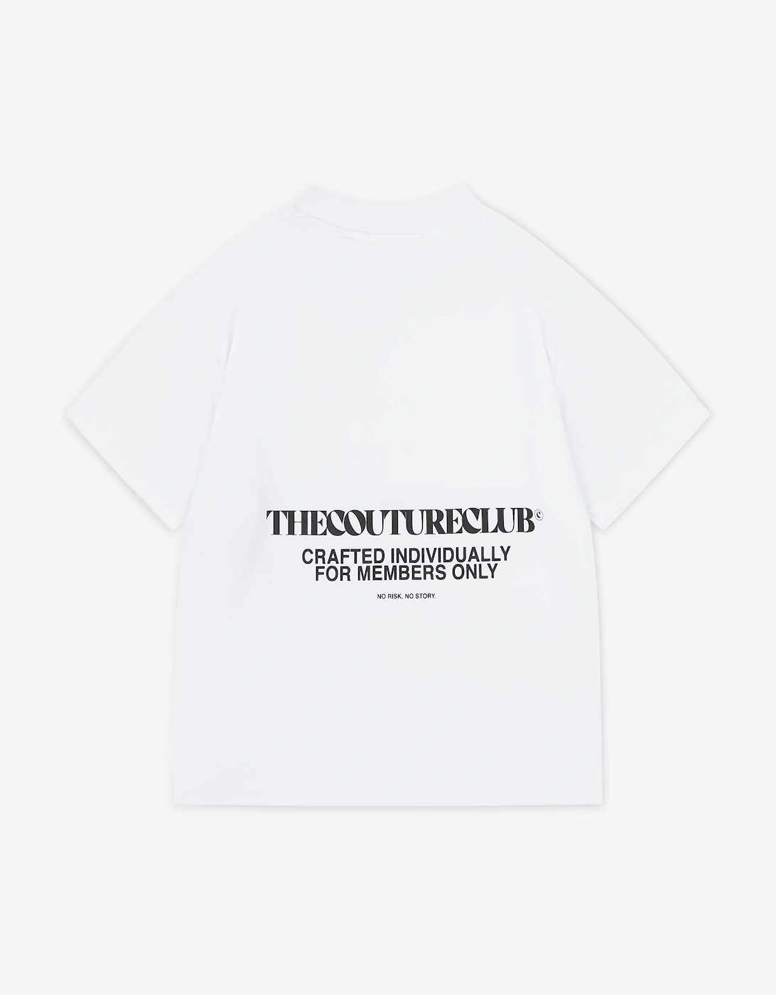 Kids Heavyweight Copyright T-Shirt in White