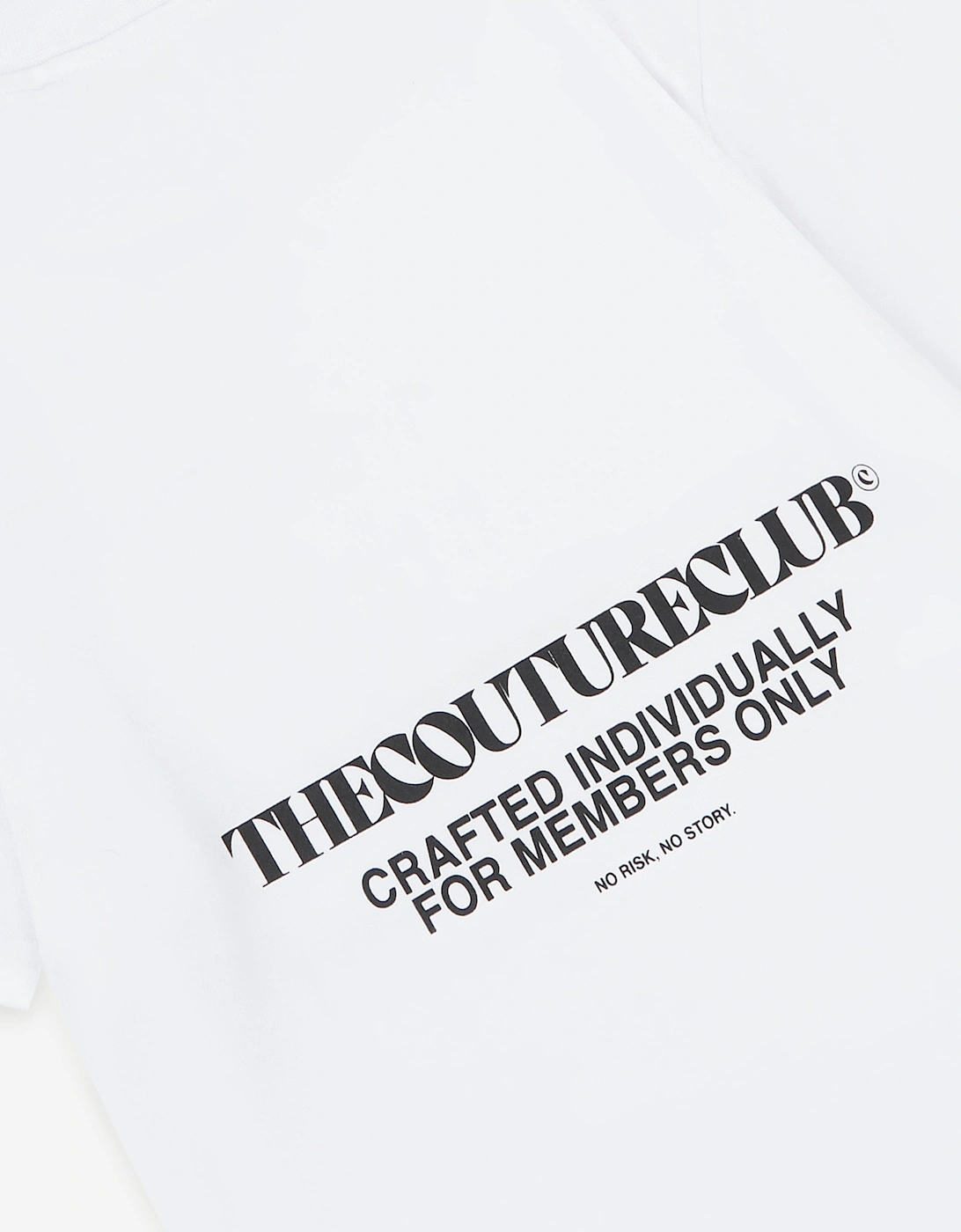 Kids Heavyweight Copyright T-Shirt in White