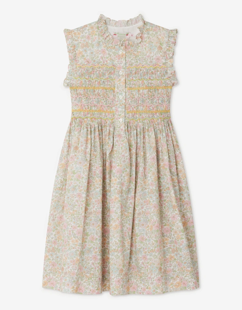 Girls Floral Fabiola Dress in Multicolour