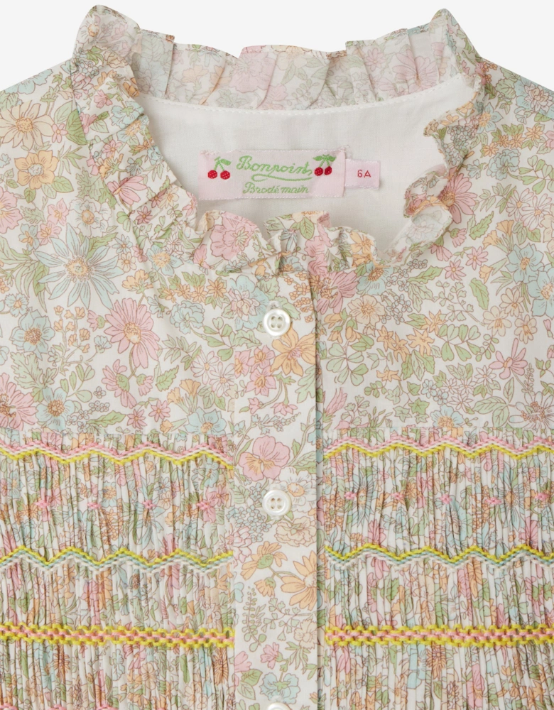 Girls Floral Fabiola Dress in Multicolour