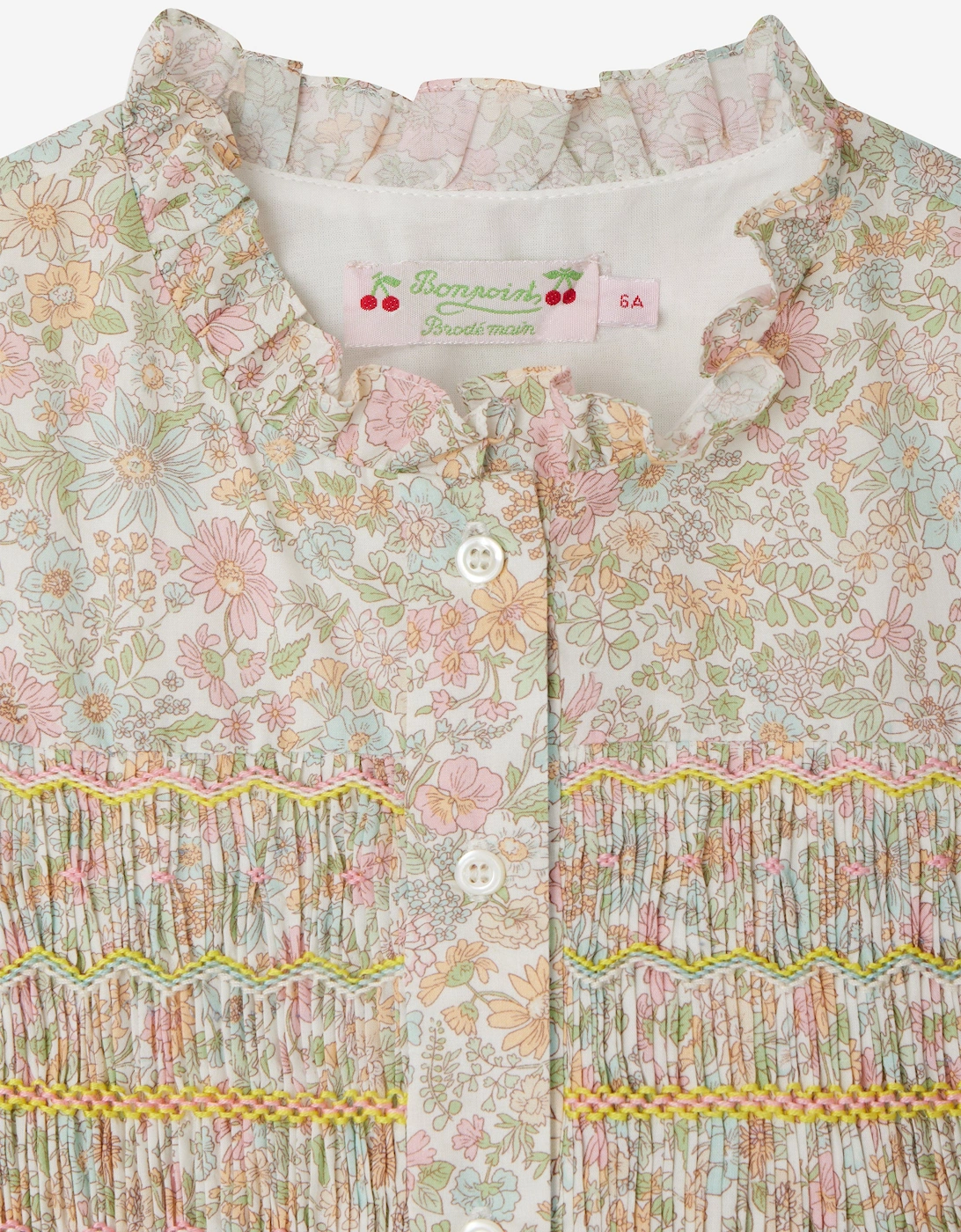 Girls Floral Fabiola Dress in Multicolour
