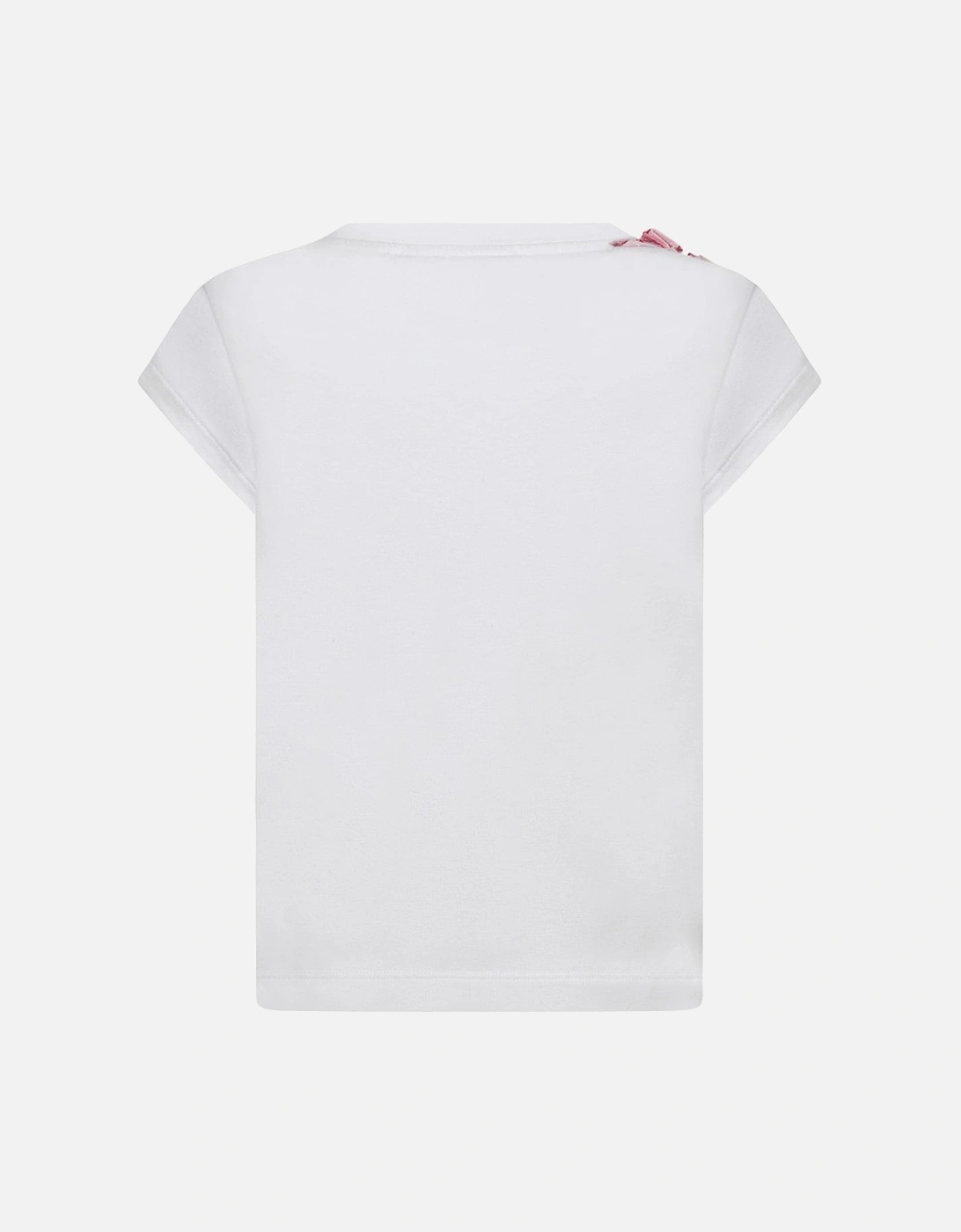 Girls Top - & Red RuffCotton Top
