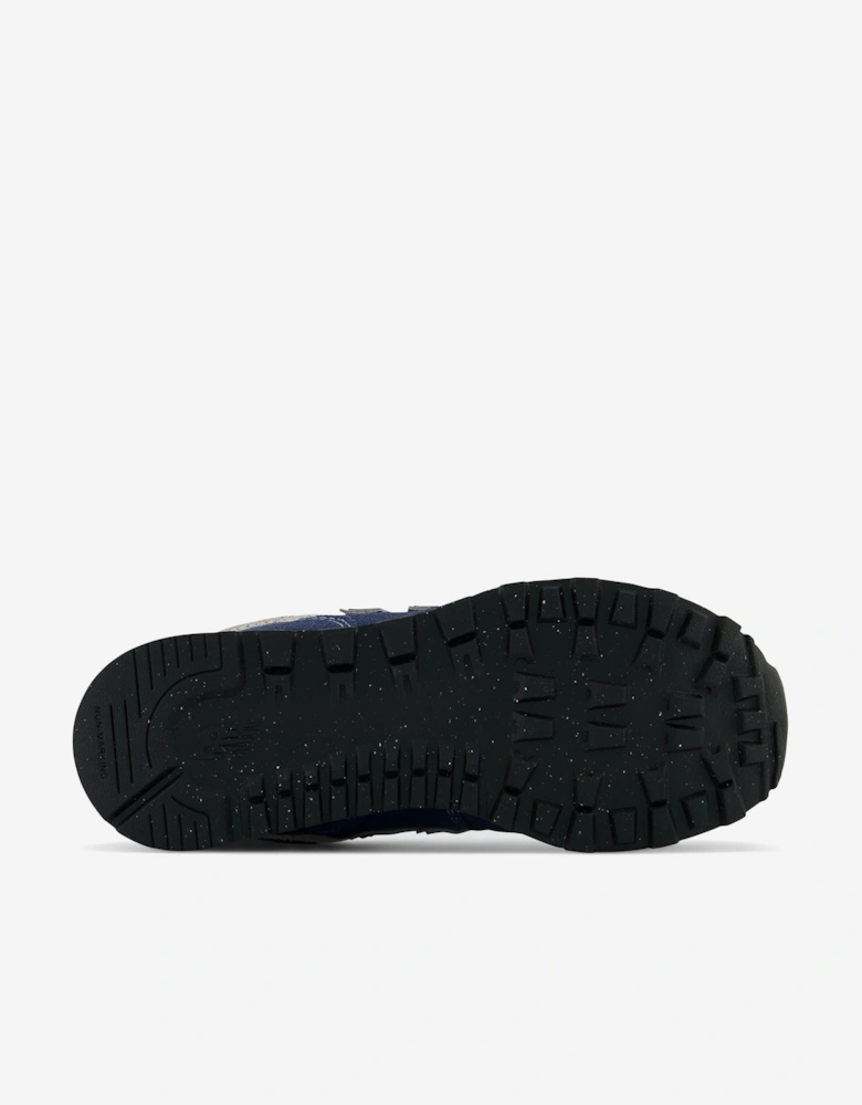 New Balance Kids Suede 574 Trainers in Navy