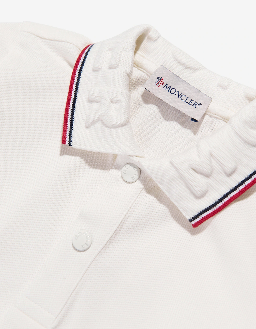 Enfant Boys Long Sleeve Polo Shirt in Ivory