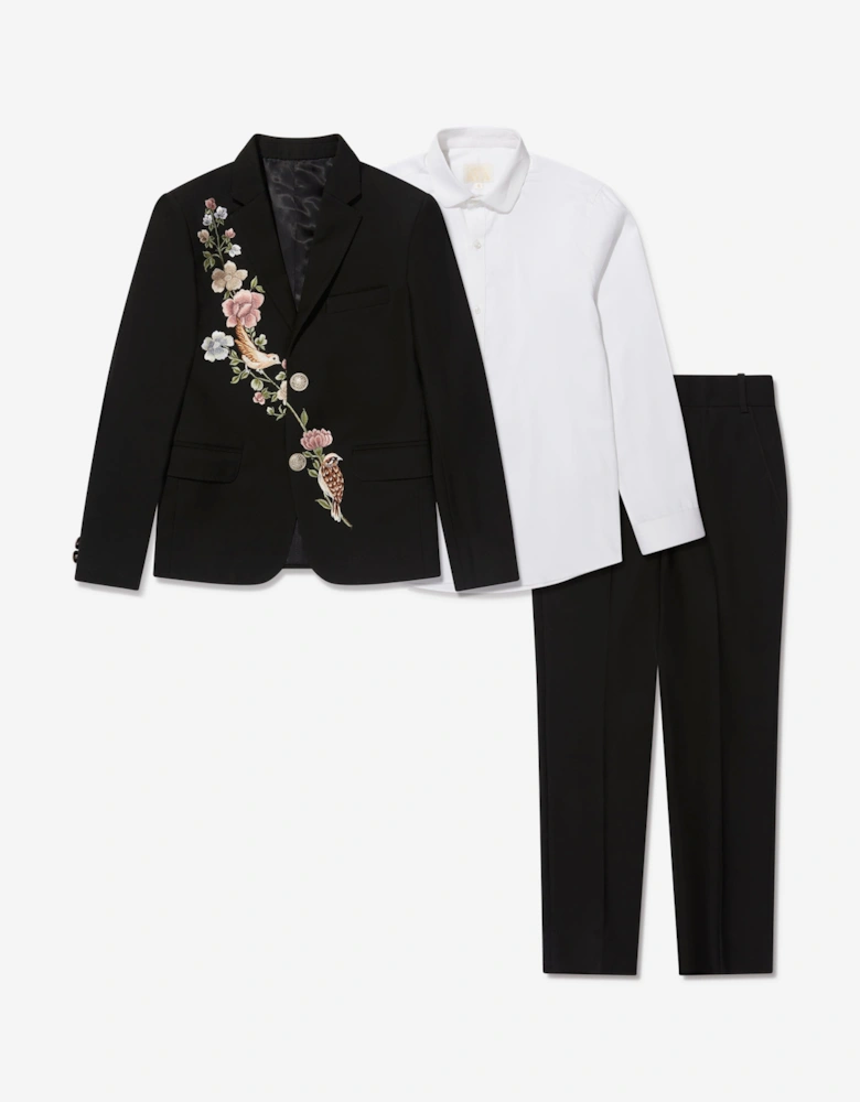 Boys Olwyn Suit in Black