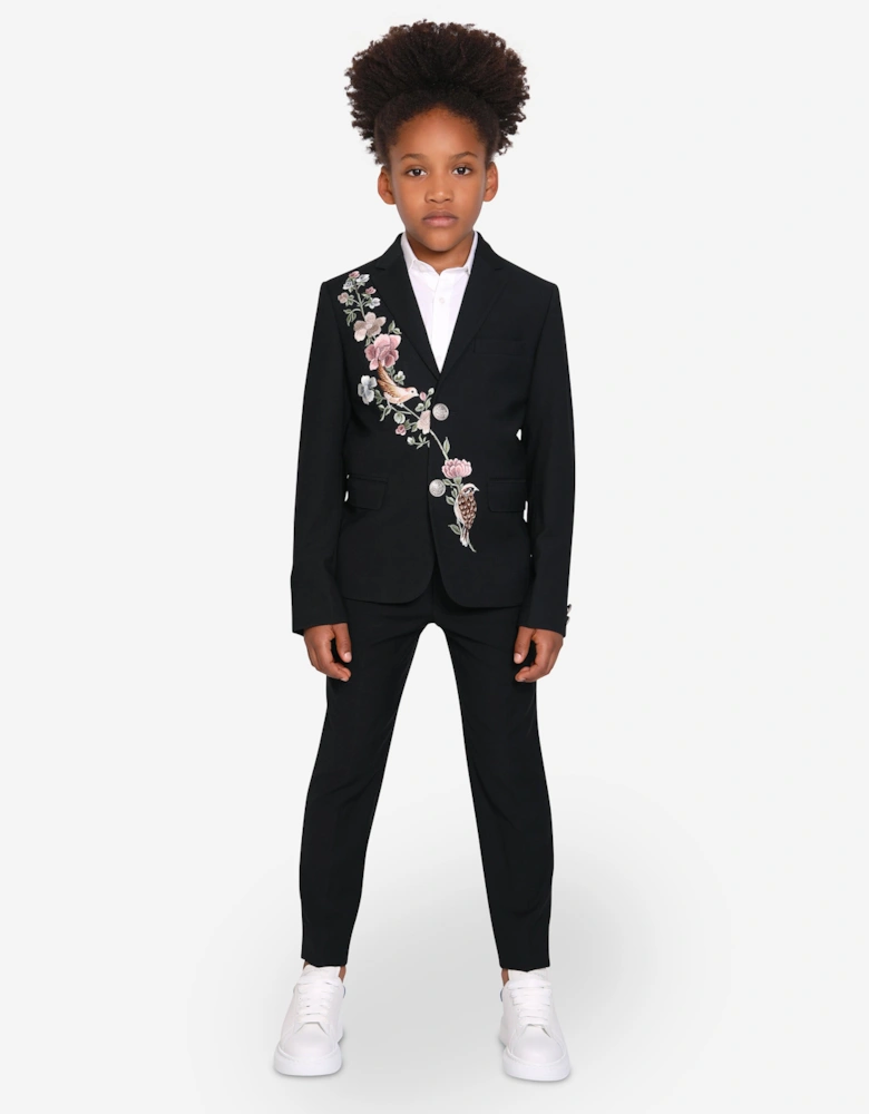 Boys Olwyn Suit in Black