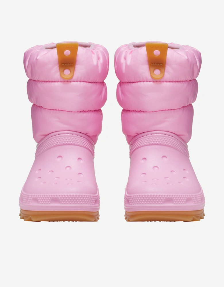 Girls Classic Neo Puff Boots in Pink