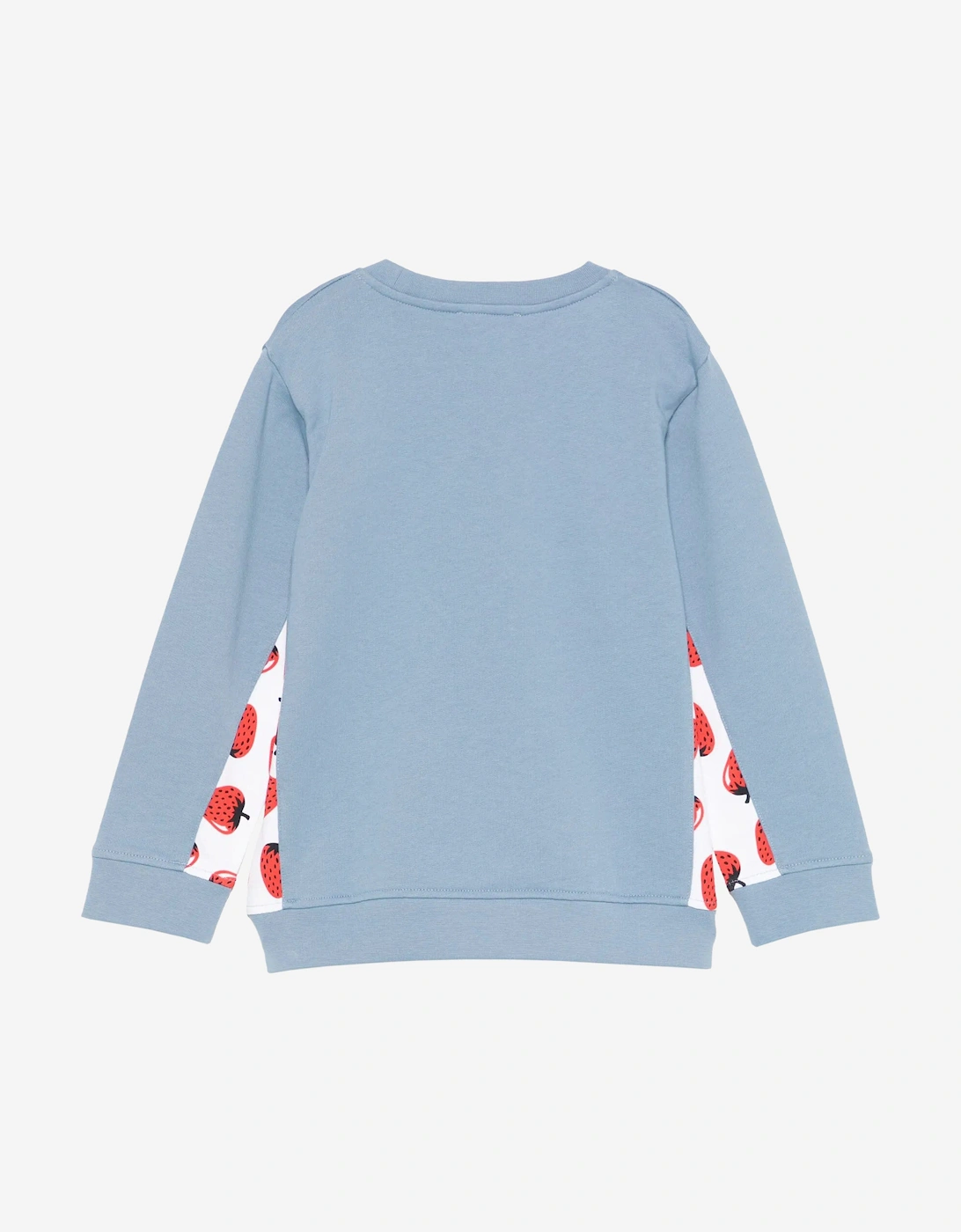 Girls Strawberry Logo Sweatshirt in Blue