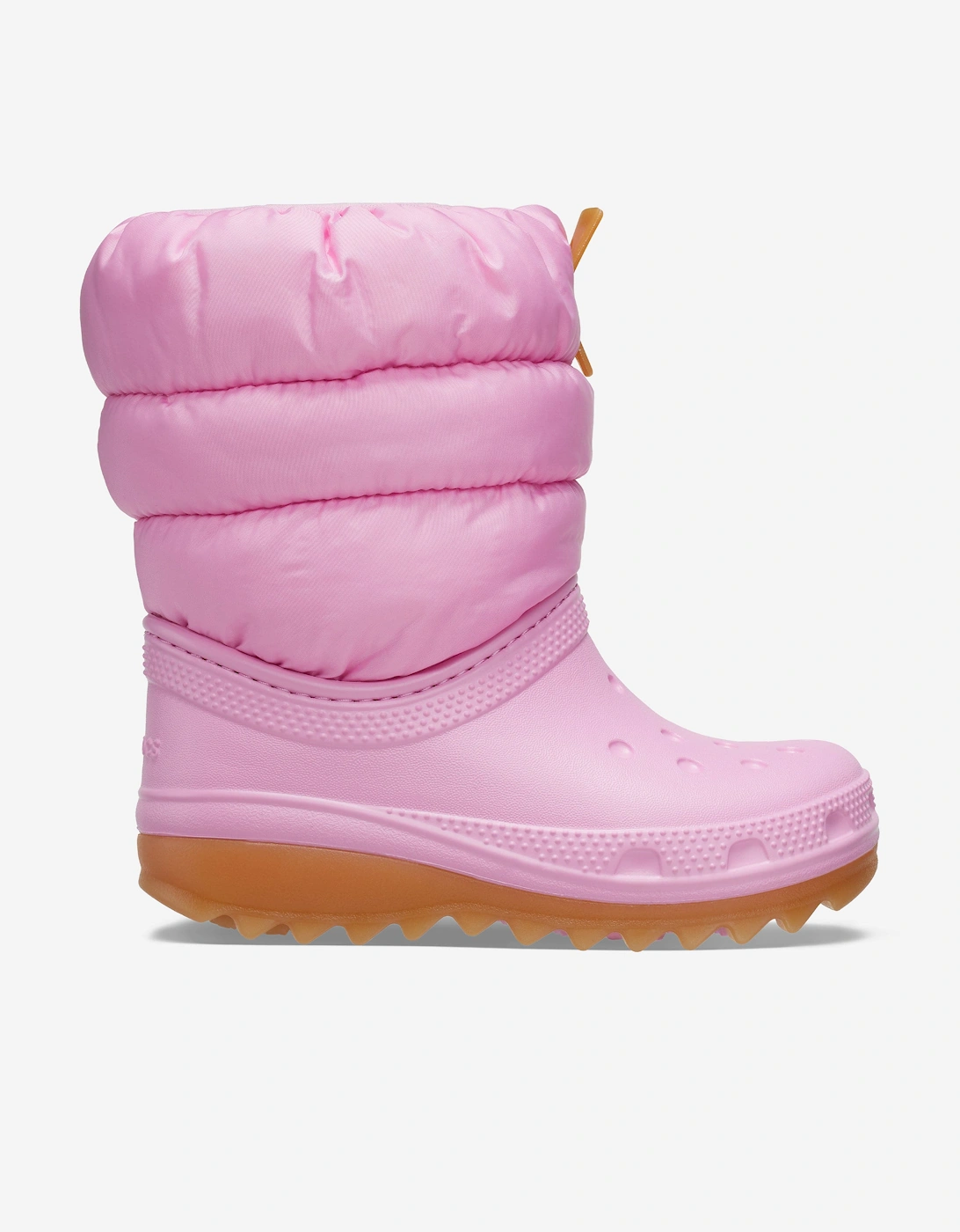 Girl's Crocs Girls Classic Neo Puff Boots in Pink - Size: EU 36 - 37 uk 4 us 4