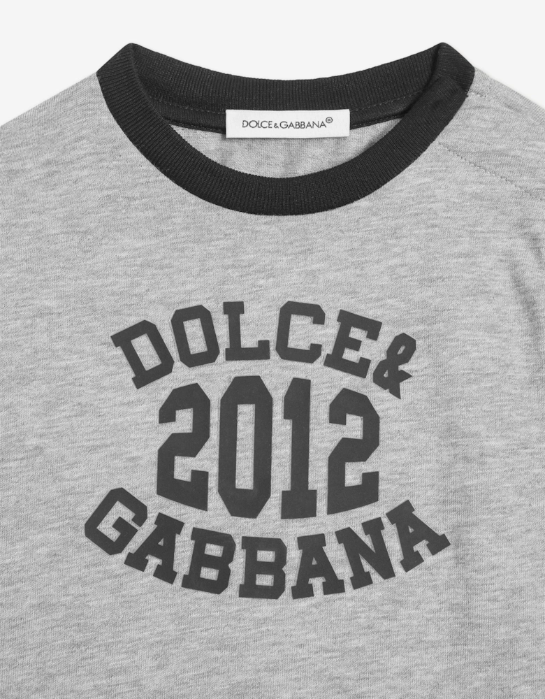 Baby Boys 2012 Logo T-Shirt in Grey