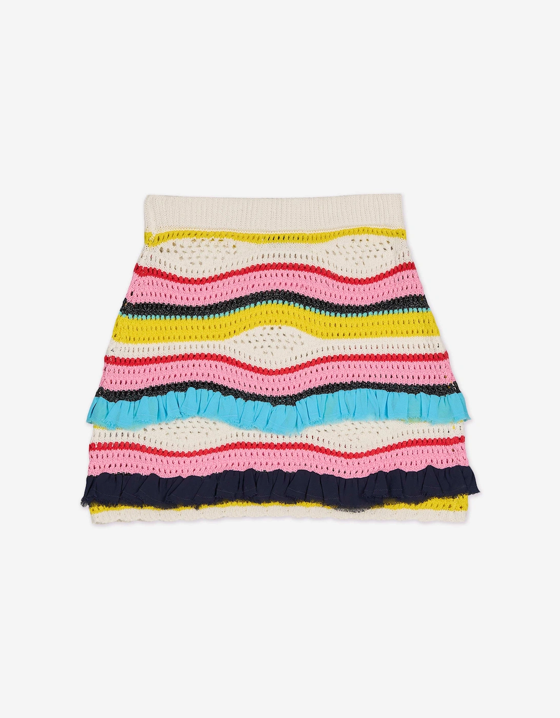 Girls Knitted Skirt in Multicolour