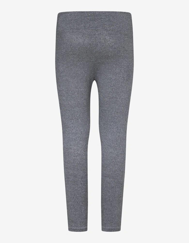 Girls Shine Leggings in Black