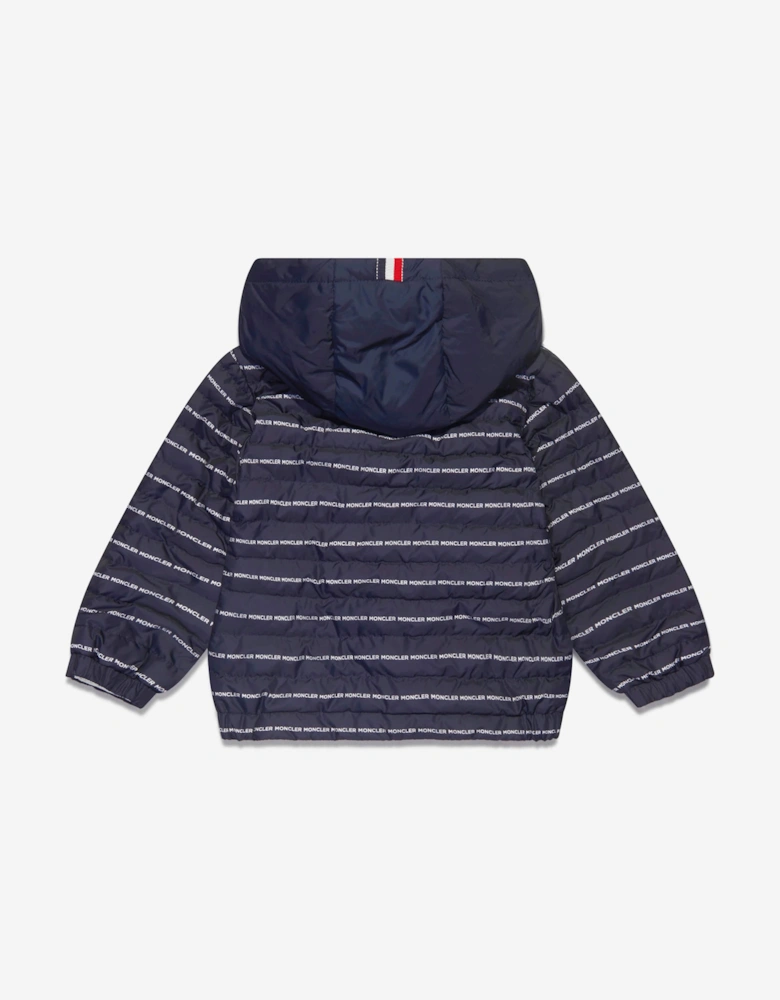 Enfant Baby Boys Down Padded Logo Print Bergo Jacket