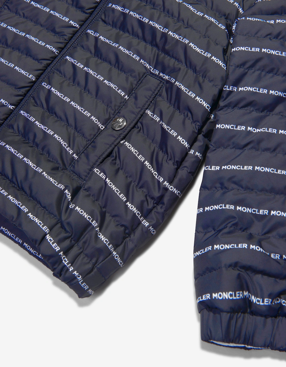 Enfant Baby Boys Down Padded Logo Print Bergo Jacket
