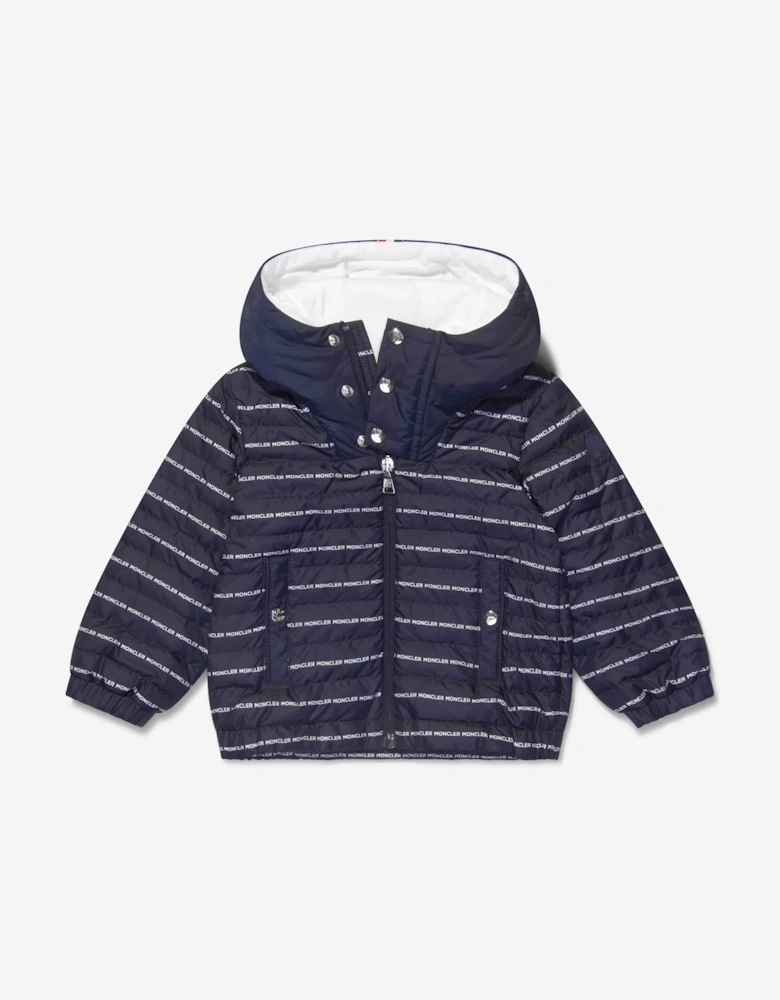 Enfant Baby Boys Down Padded Logo Print Bergo Jacket