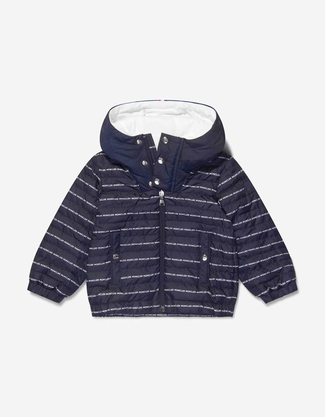 Enfant Baby Boys Down Padded Logo Print Bergo Jacket, 5 of 4