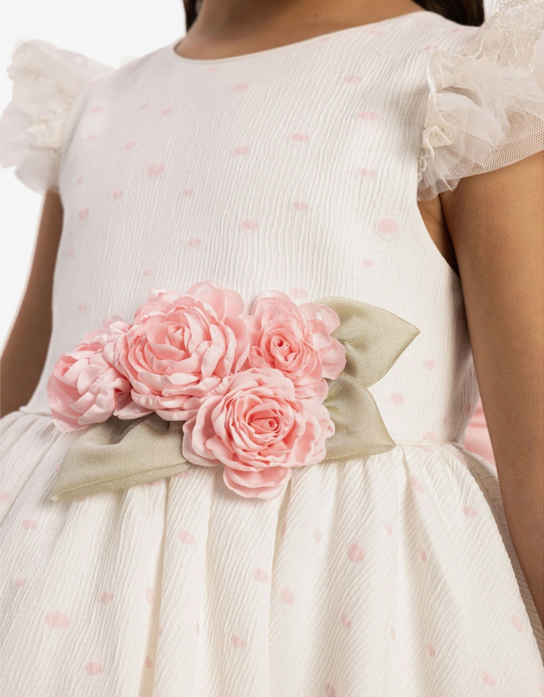 Girls Dress with Headband in Pink