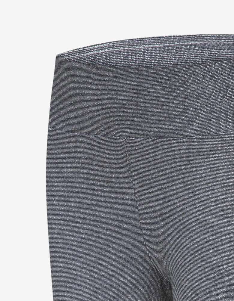Girls Shine Leggings in Black