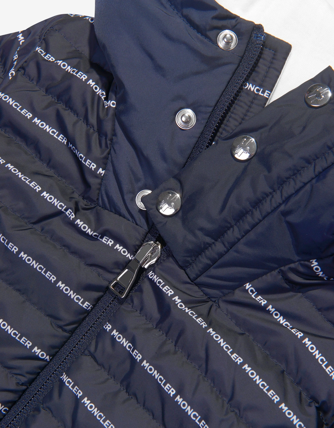 Enfant Baby Boys Down Padded Logo Print Bergo Jacket