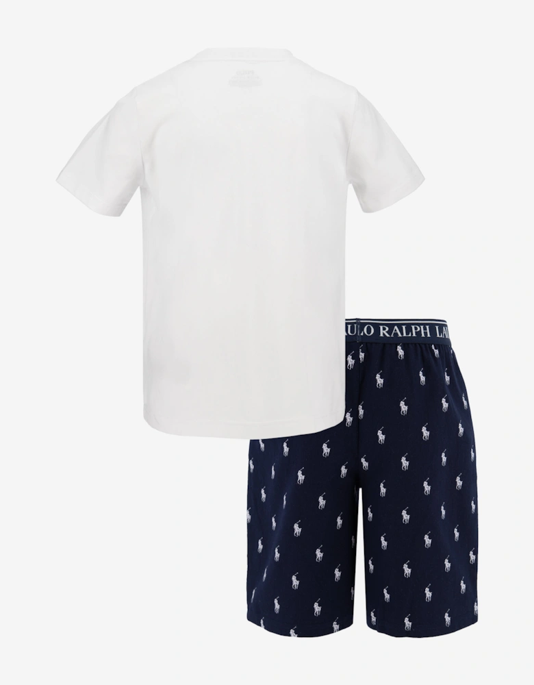 Boys Short Pyjama Set in Navy