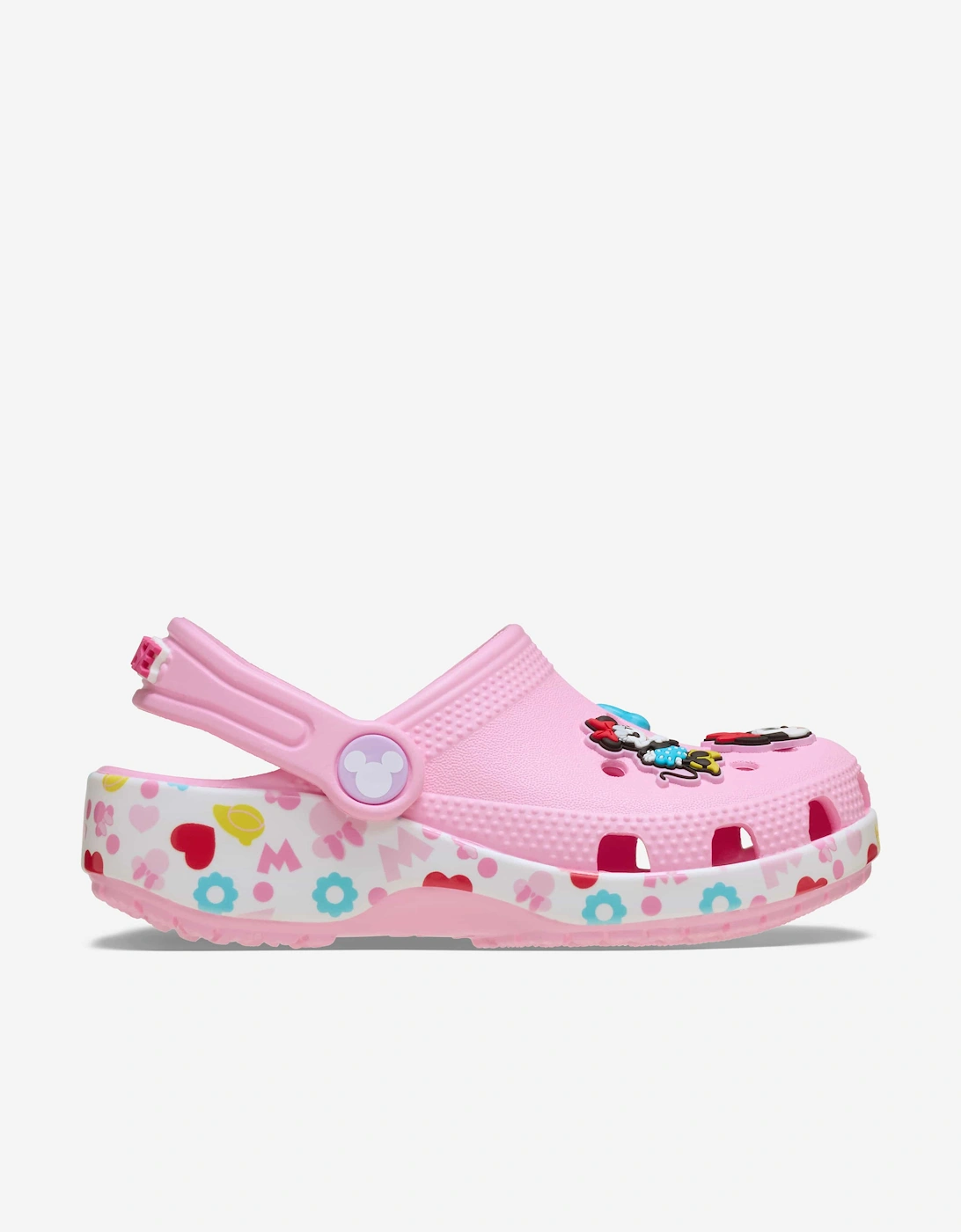 Girl's Crocs Girls Mickey Friends Minnie Classic Clog in Pink - Size: EU 27 - 28 uk 10 us 10