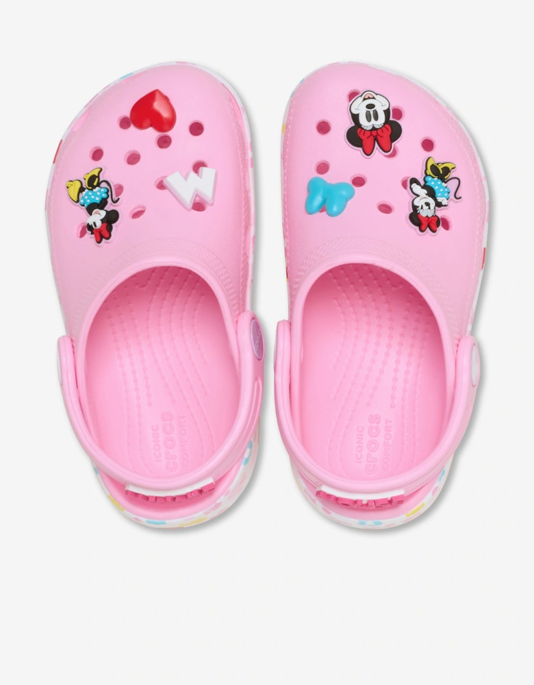Girls Mickey Friends Minnie Classic Clog in Pink
