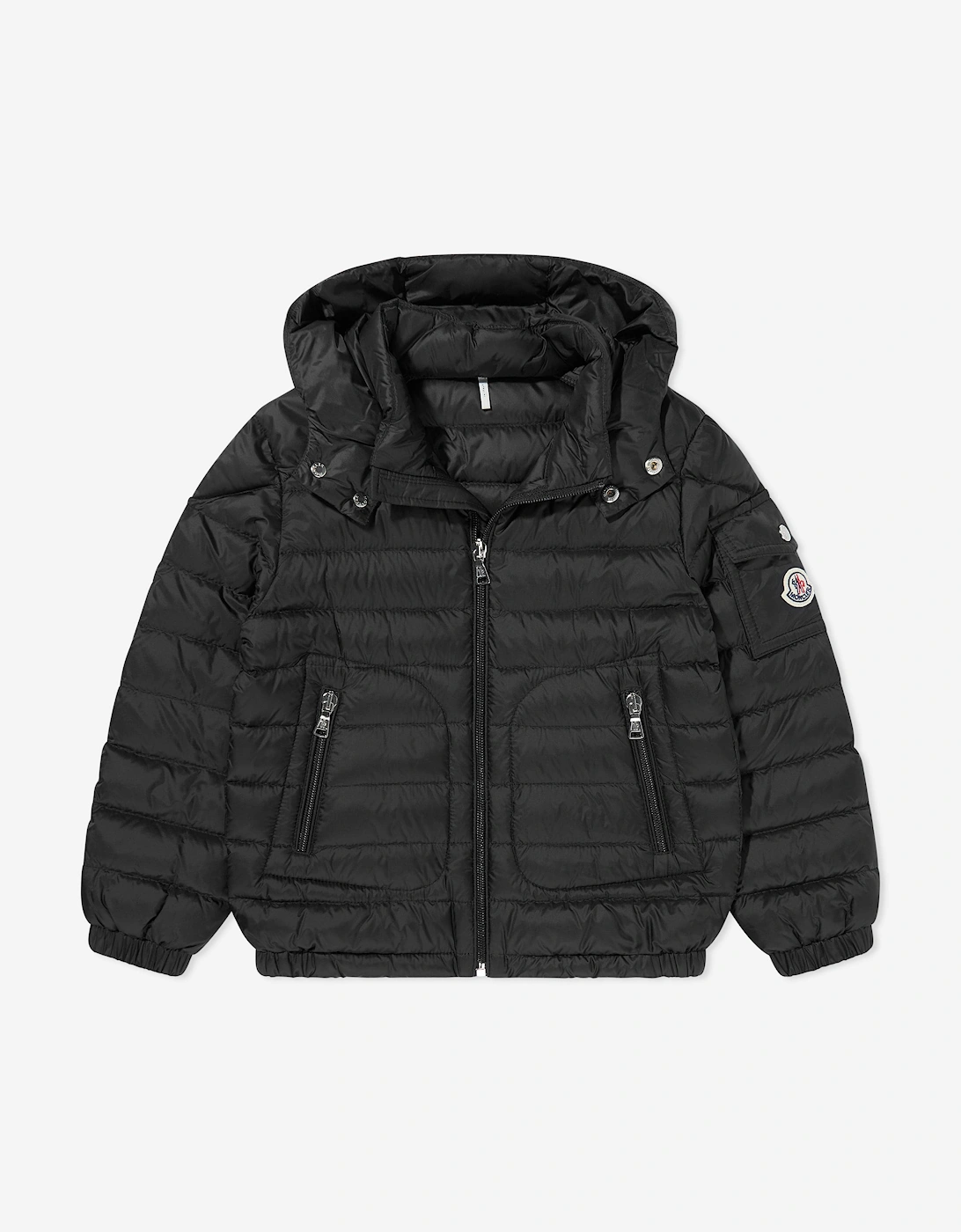 Boys Down Padded Lauros Jacket in Black, 5 of 4