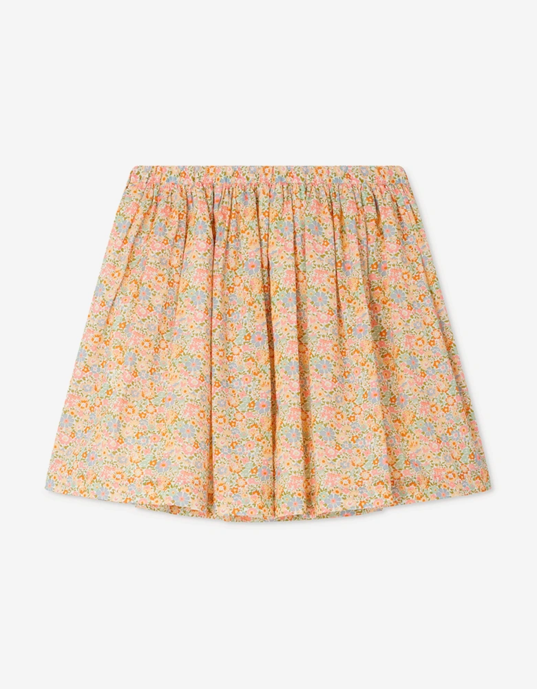 Girls Floral Suzon Skirt in Multicolour