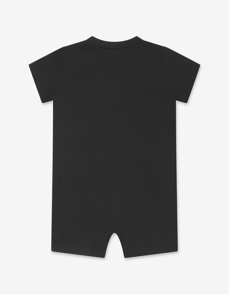 Baby Boys Futura Romper in Black