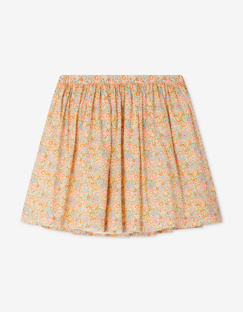 Girls Floral Suzon Skirt in Multicolour