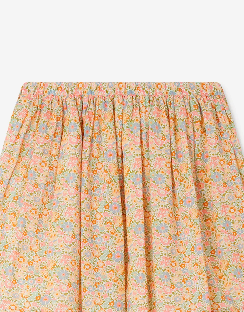 Girls Floral Suzon Skirt in Multicolour