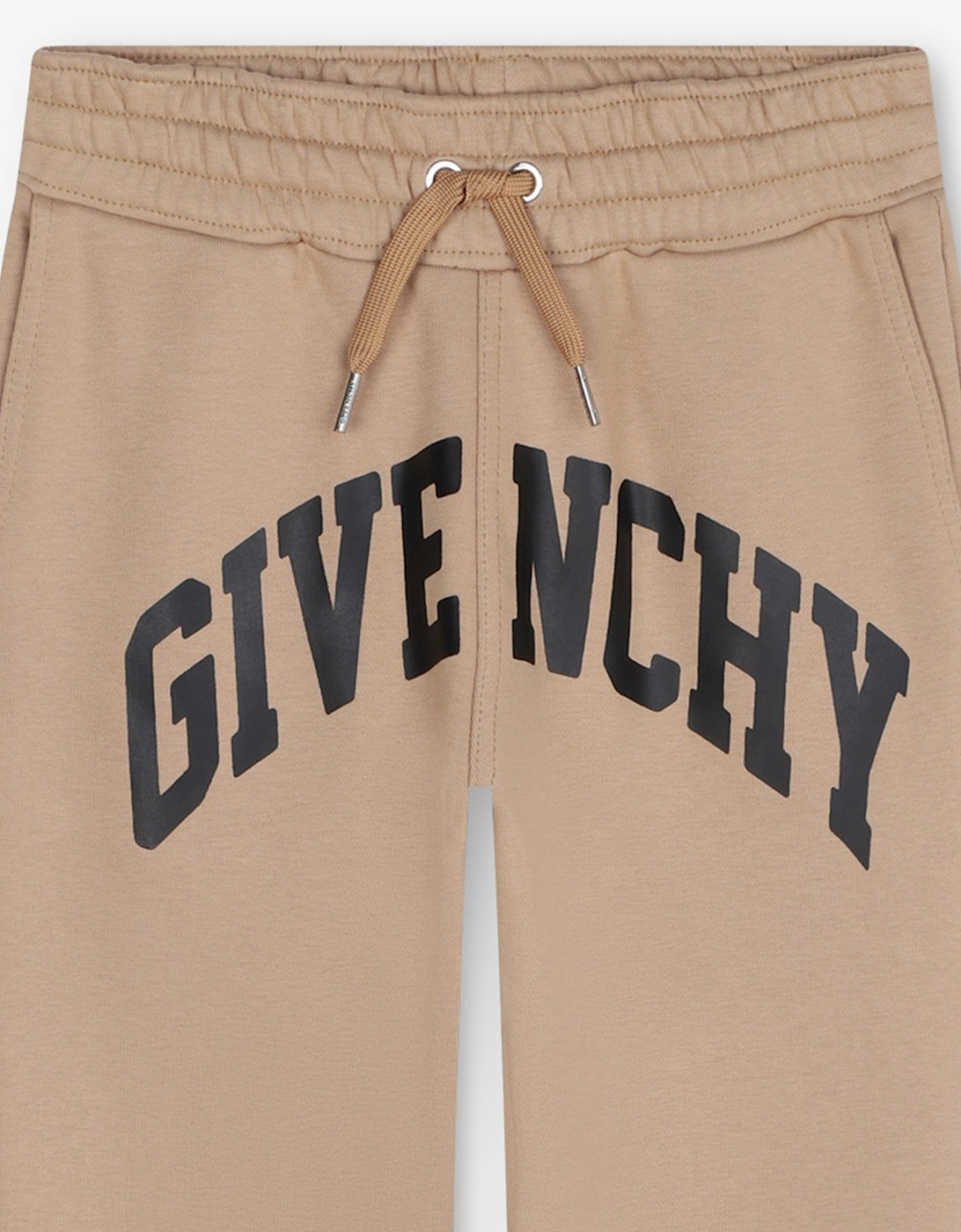 Boys Logo Joggers in Beige