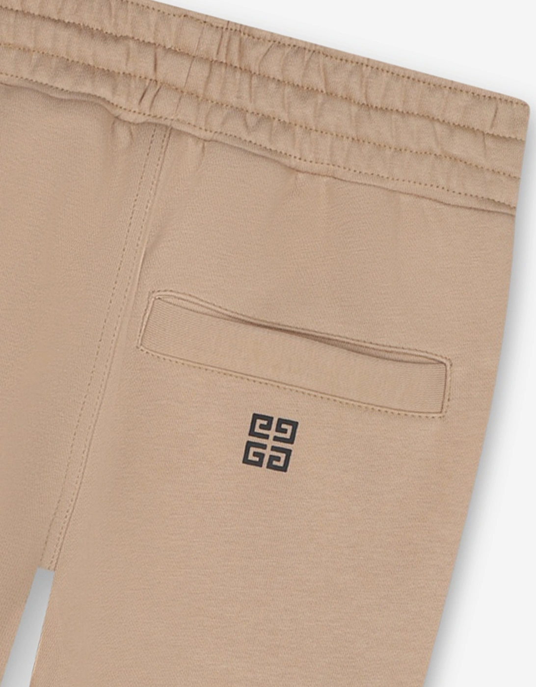 Boys Logo Joggers in Beige