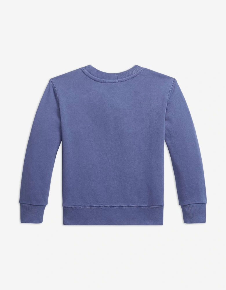 Boys Polo Sweatshirt in Blue